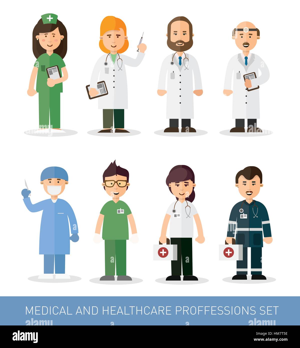 Medical professions collection Stock Vector Image & Art Alamy