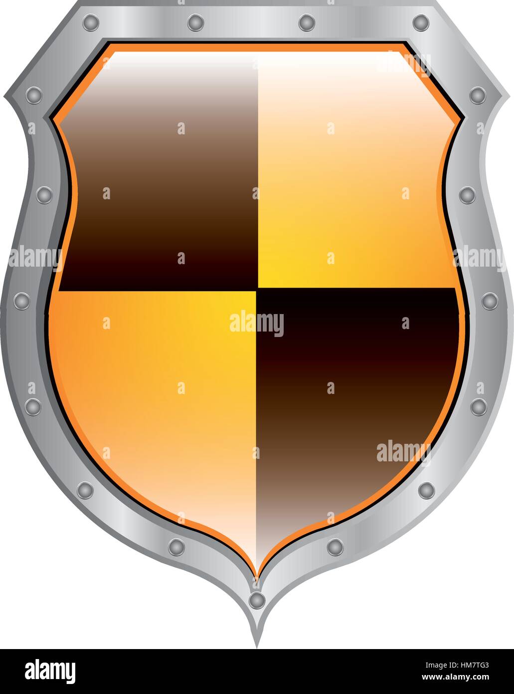 metallic emblem with colorful rhombus shape design vector illustration ...