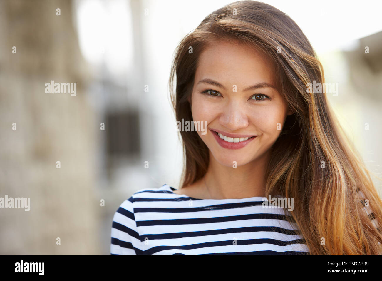 Attractive young mixed race woman hi-res stock photography and images ...