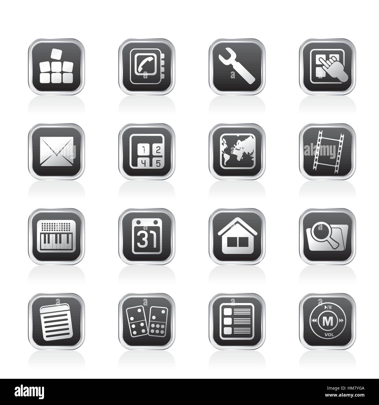 Mobile Phone and Computer icon Stock Vector Image & Art - Alamy