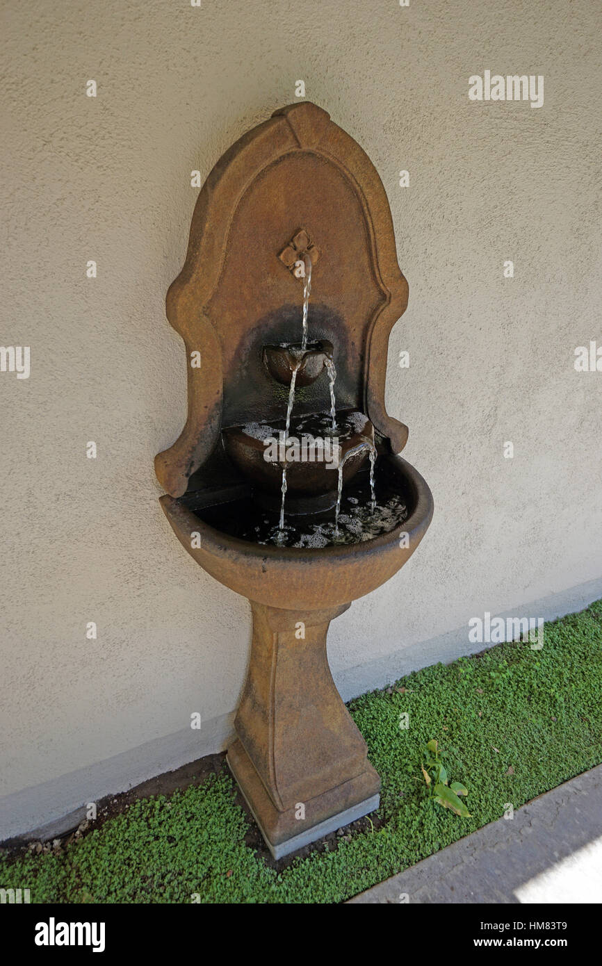 Decorative Water Fountain Stock Photo Alamy