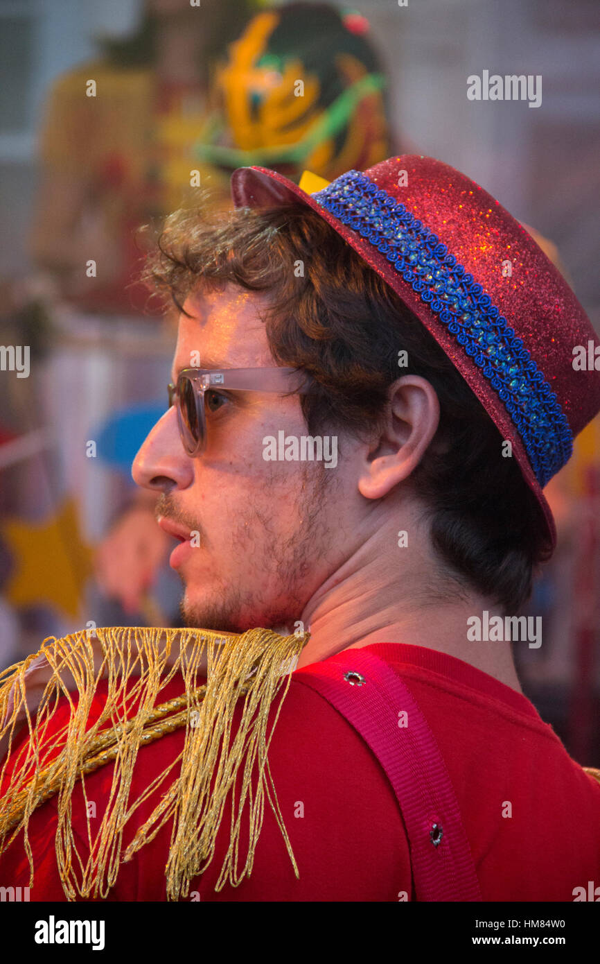 Man with shoulder tassels Stock Photo Alamy