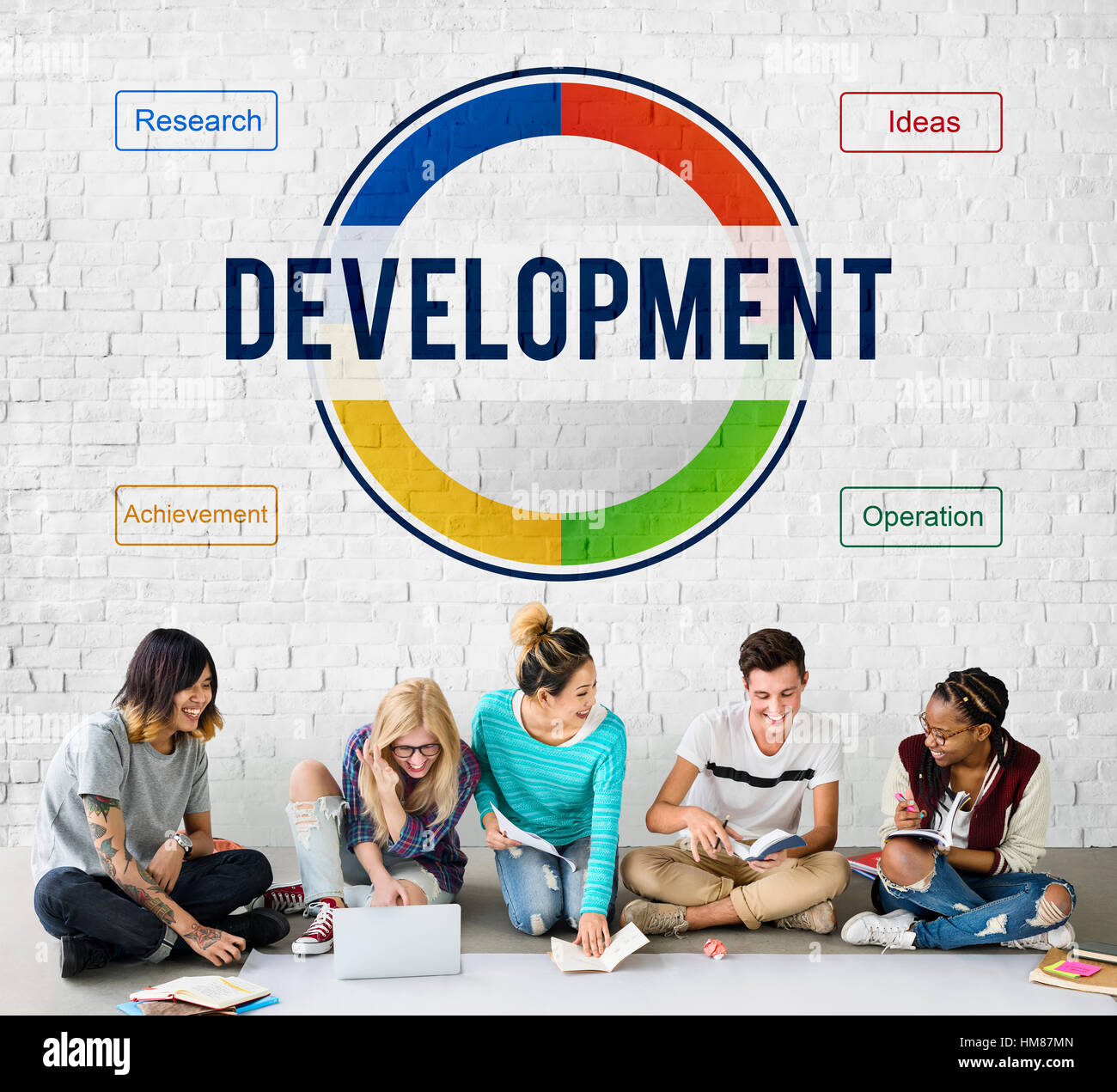 Development Knowledge Study Education Concept Stock Photo - Alamy