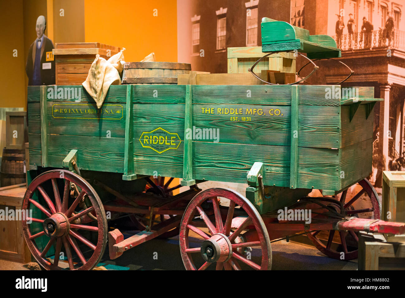 Cincinnati, Ohio - The National Underground Railroad Freedom Center, a museum about slavery and the underground railroad. Stock Photo