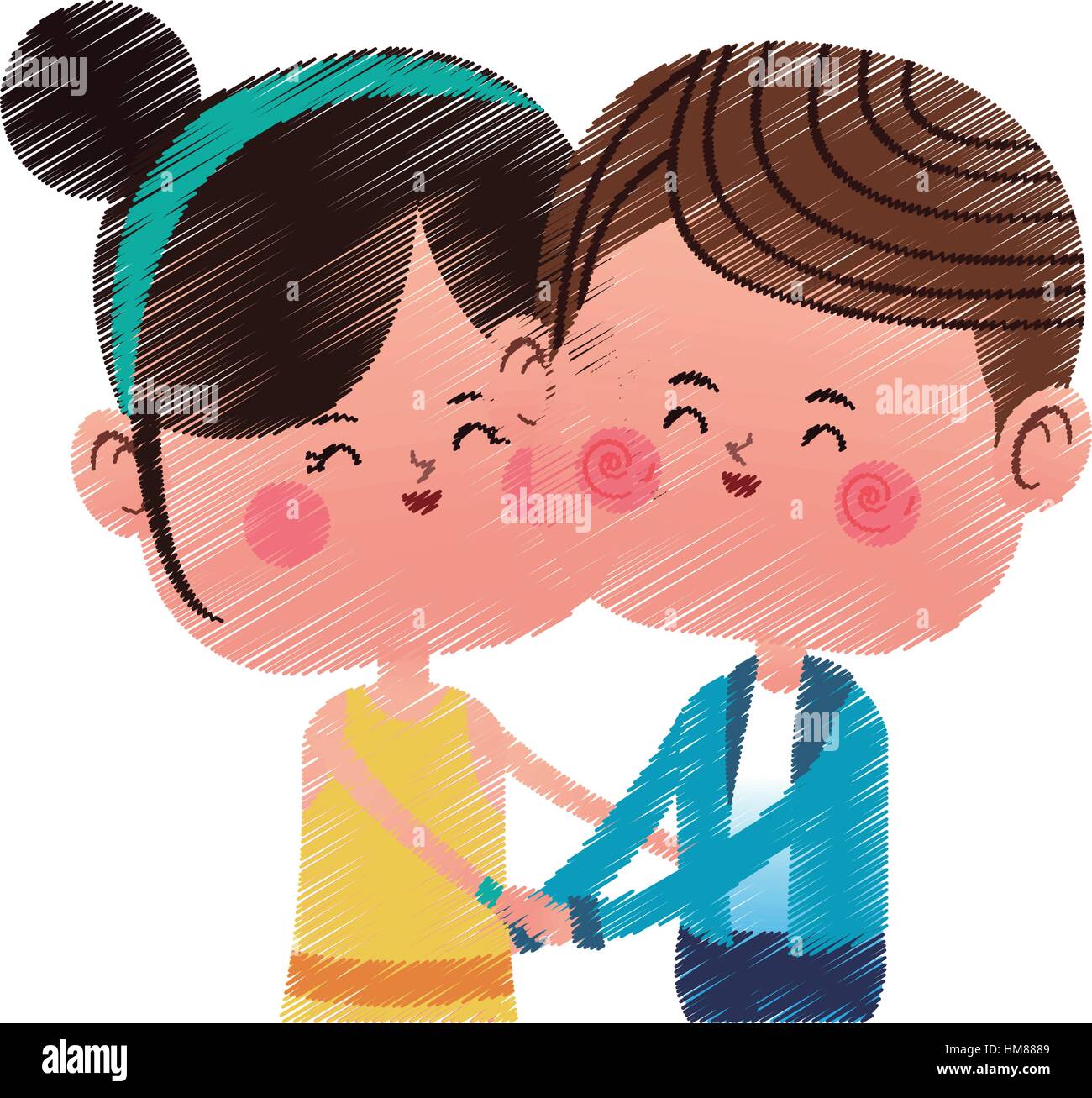 Page 11 Anime Boy And Girl High Resolution Stock Photography And Images Alamy