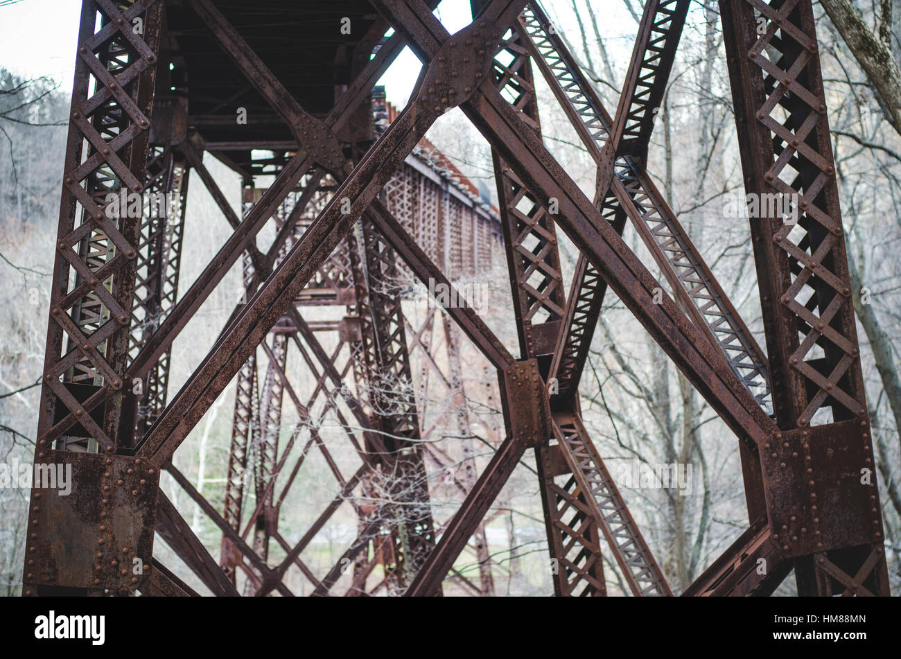 Railroad bridge trestles hi-res stock photography and images - Alamy