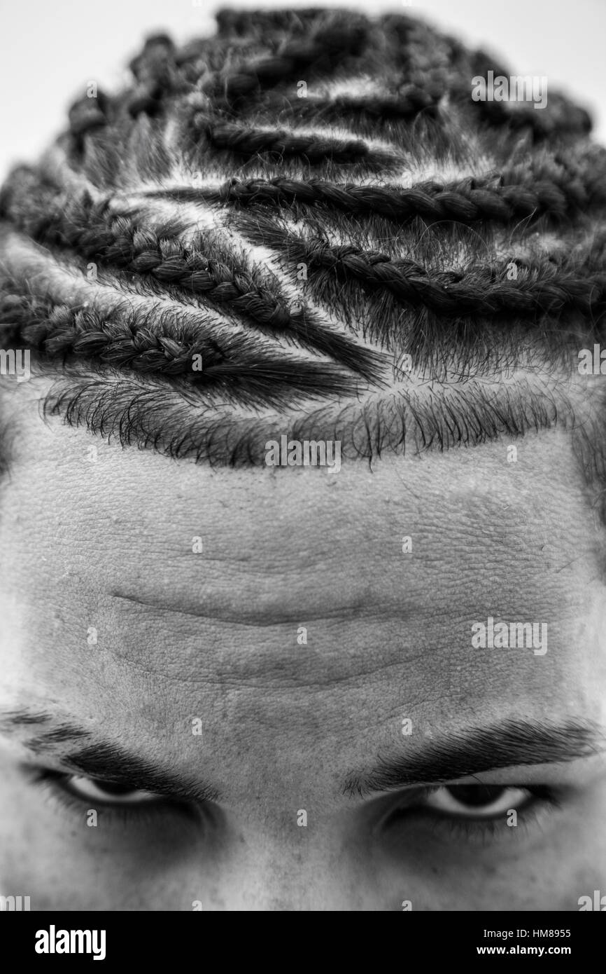 Braids Hair Black And White Stock Photos Images Alamy