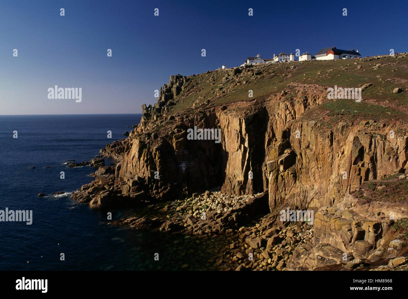 Cliffs of Land's End, westernmost point of the English mainland