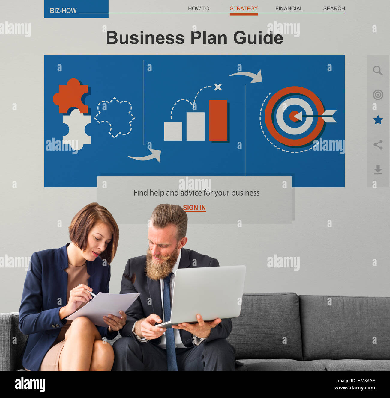 Business Corporate Plan Guide  Interface Stock Photo Alamy