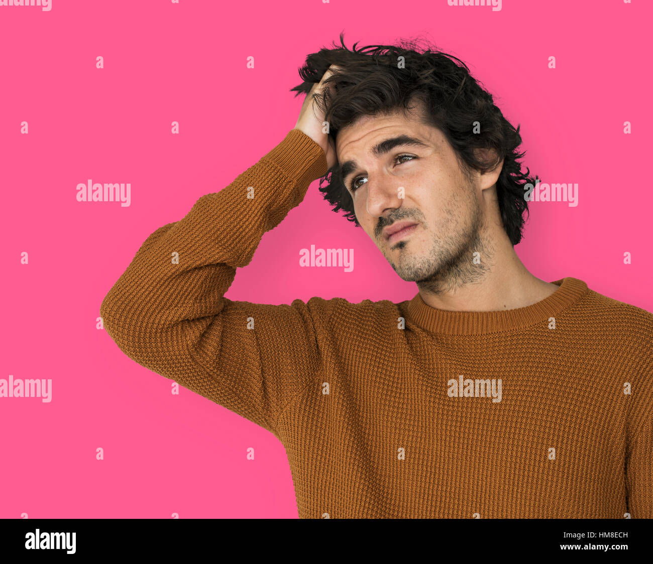 Stressed Failure Problem Sick Stress Unhappy Concept Stock Photo - Alamy