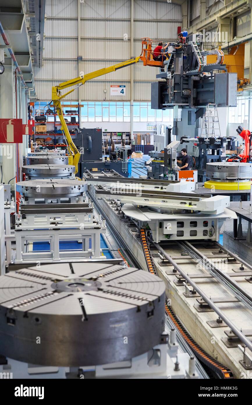 Automated installation for machining parts, Machining Centre, CNC ...