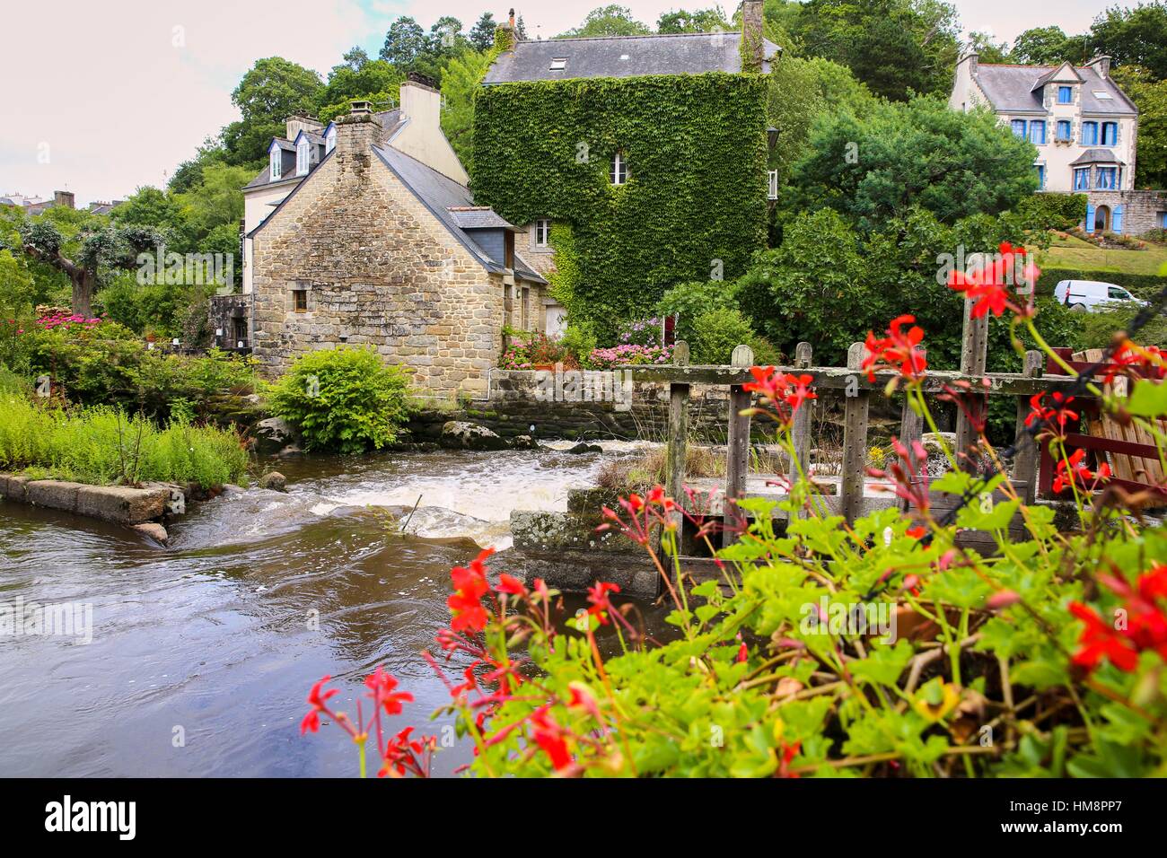 Pont Aven, Finistere, Brittany, Bretagne, France Stock Photo Alamy