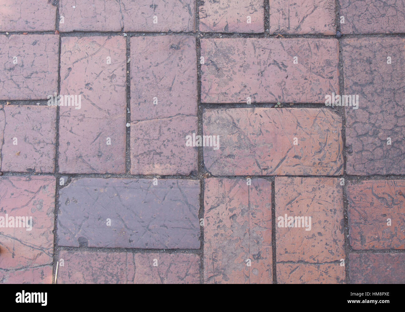 Brick paving background made from interlocking concrete bricks Stock Photo Alamy