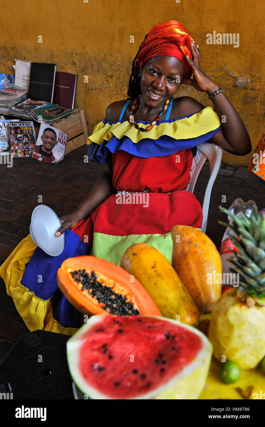 Palenque women selling fruits in downtown colonial walled city