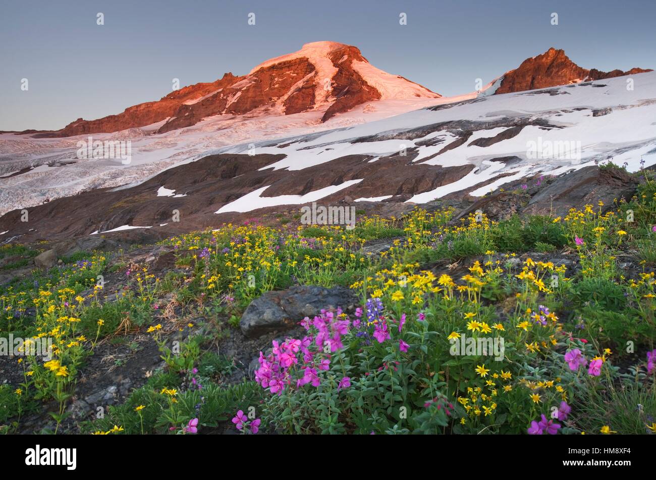 Mount Baker (elevation 10,778 feet, 3,285 m) northernmost volcano in