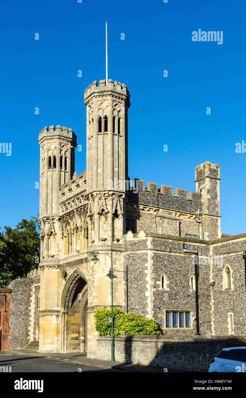 Abbot Fyndon´s Great Gate. Previously an entrance to St Augustine´s