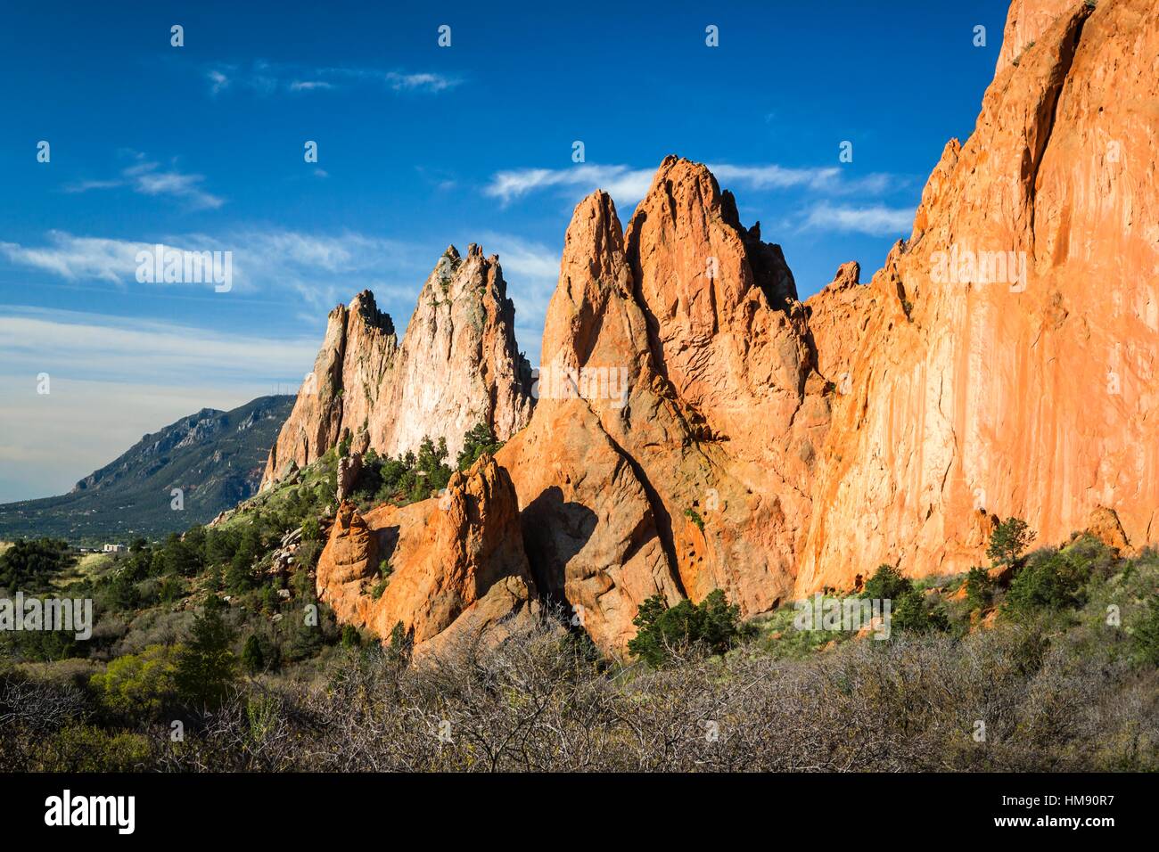 The Garden of the Gods, a National Natural Landmark near Colorado