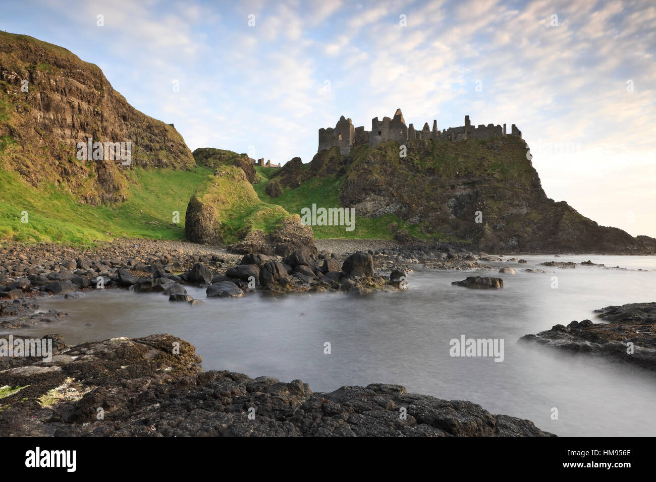 Dunluce Castle, County Antrim, Ulster, Northern Ireland, United Kingdom Stock Photo