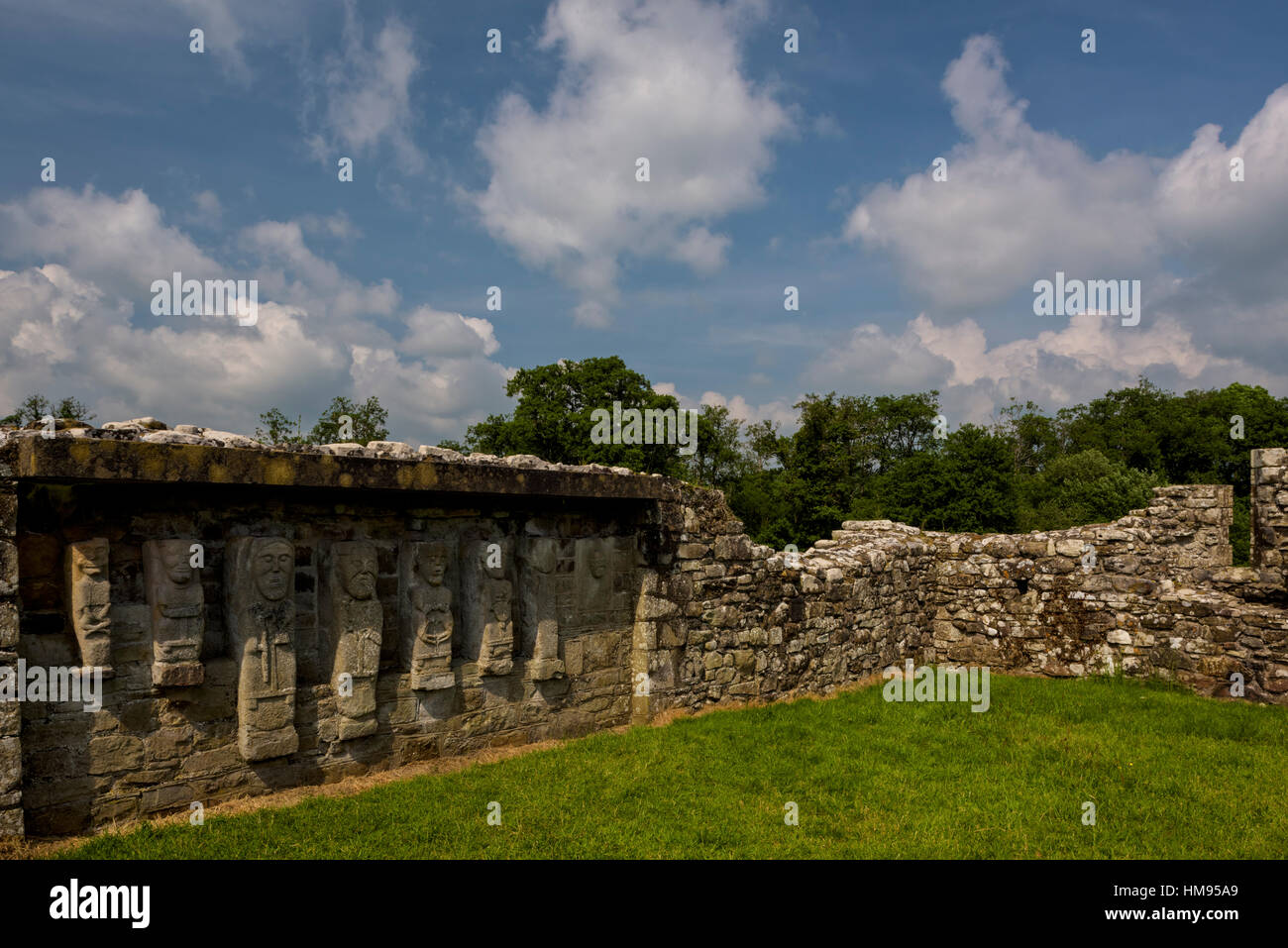 White Island, Lower Lough Erne, County Fermanagh, Ulster, Northern Ireland, United Kingdom Stock Photo