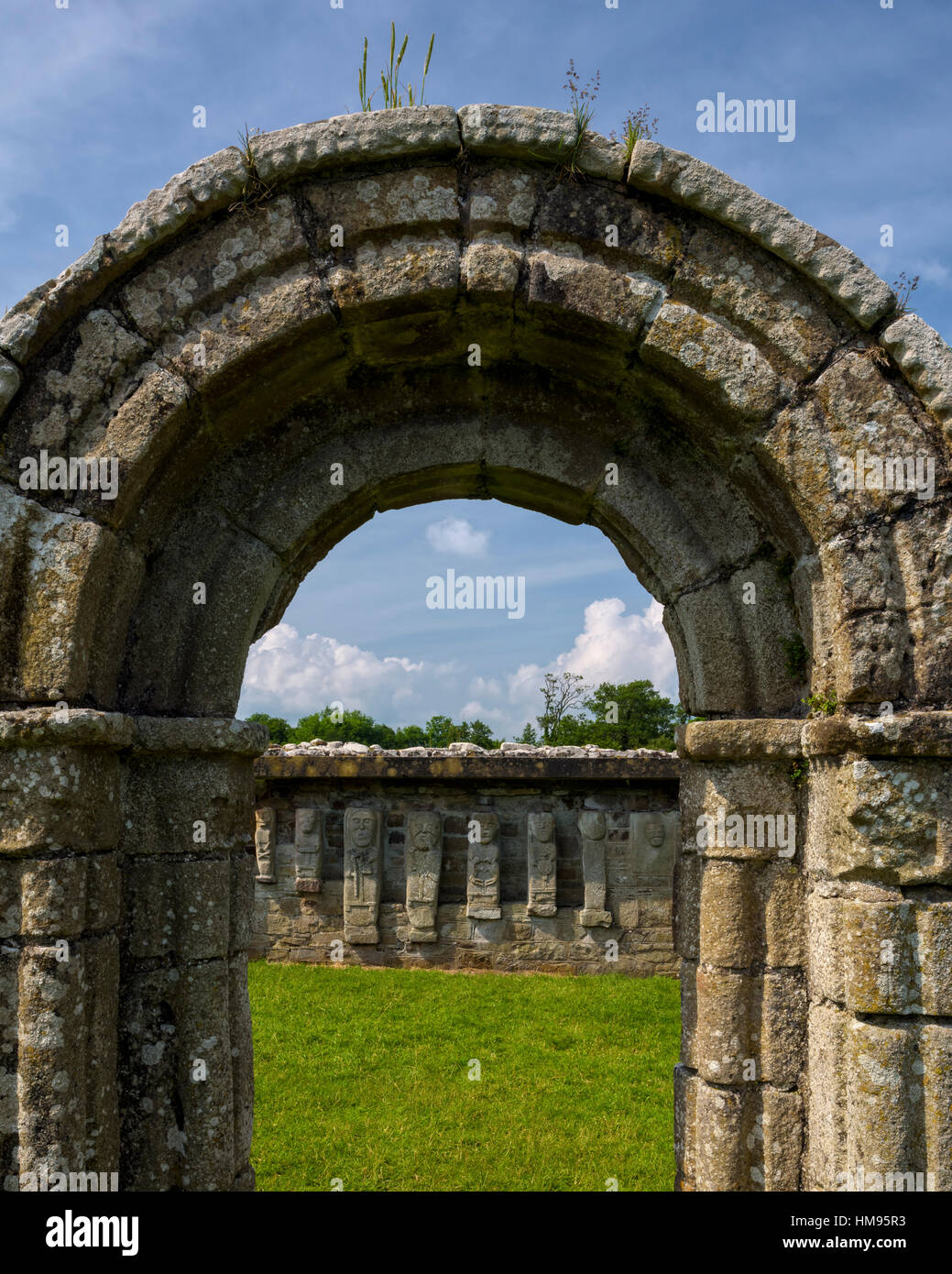 White Island, Lower Lough Erne, County Fermanagh, Ulster, Northern Ireland, United Kingdom Stock Photo