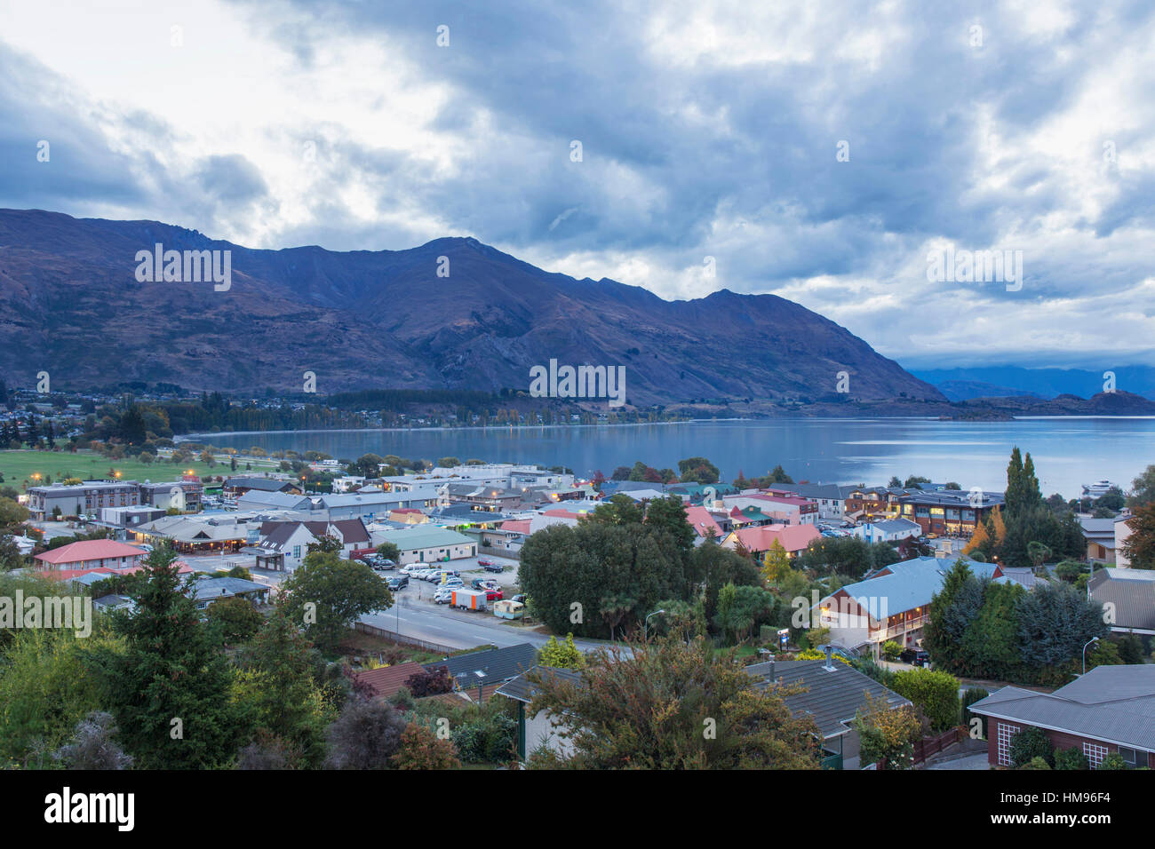 Elevated queenstown view hi-res stock photography and images - Alamy