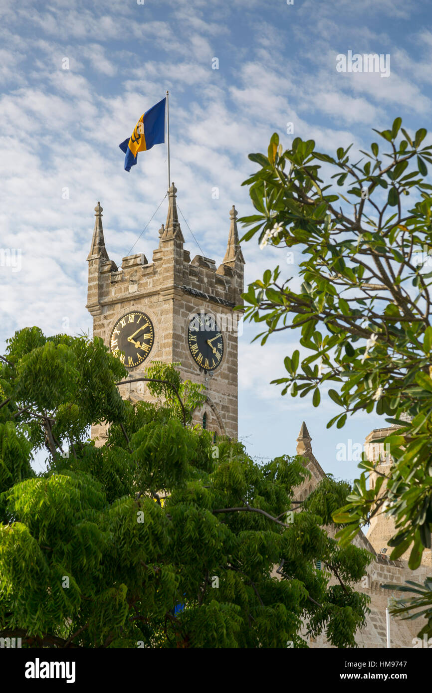 Parliament Building in National Heroes Square, Bridgetown, St. Michael, Barbados, West Indies, Caribbean, Central America Stock Photo