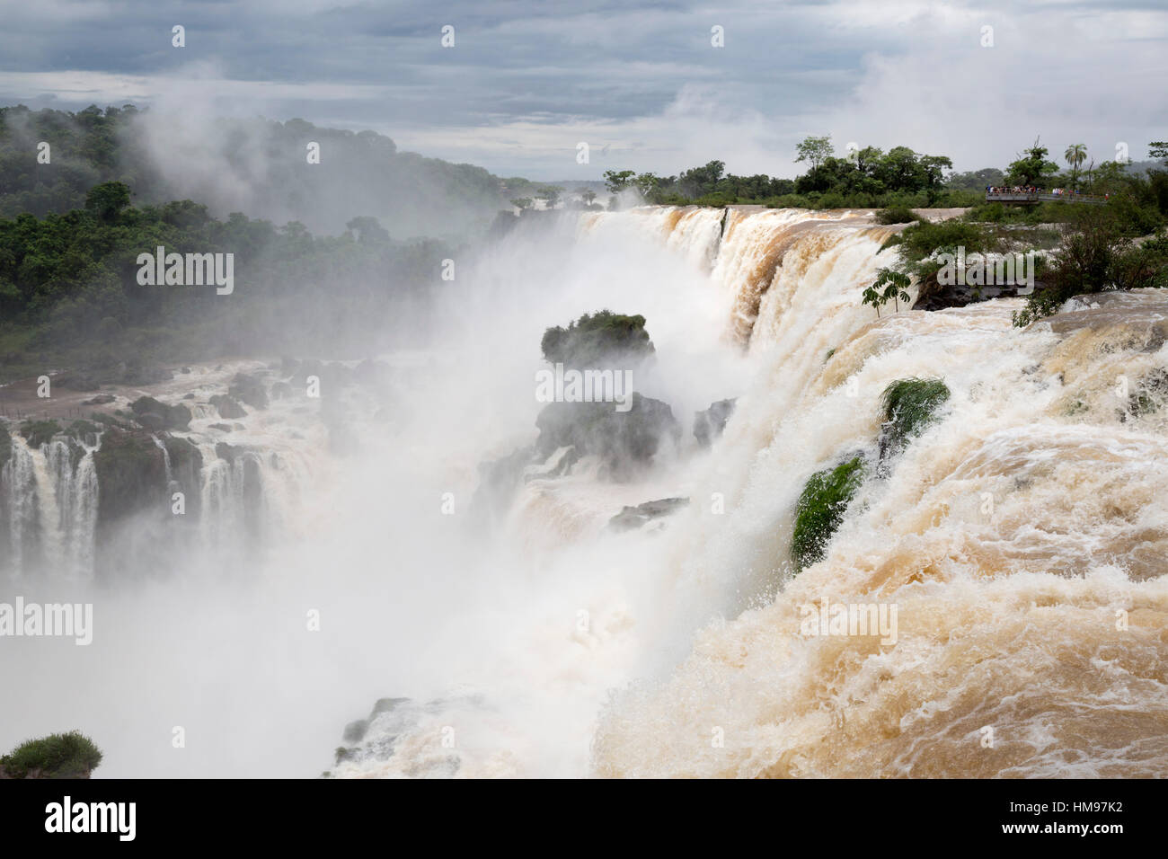 Iguazu Falls, Iguazu National Park, Misiones Province, The Northeast, Argentina, South America Stock Photo