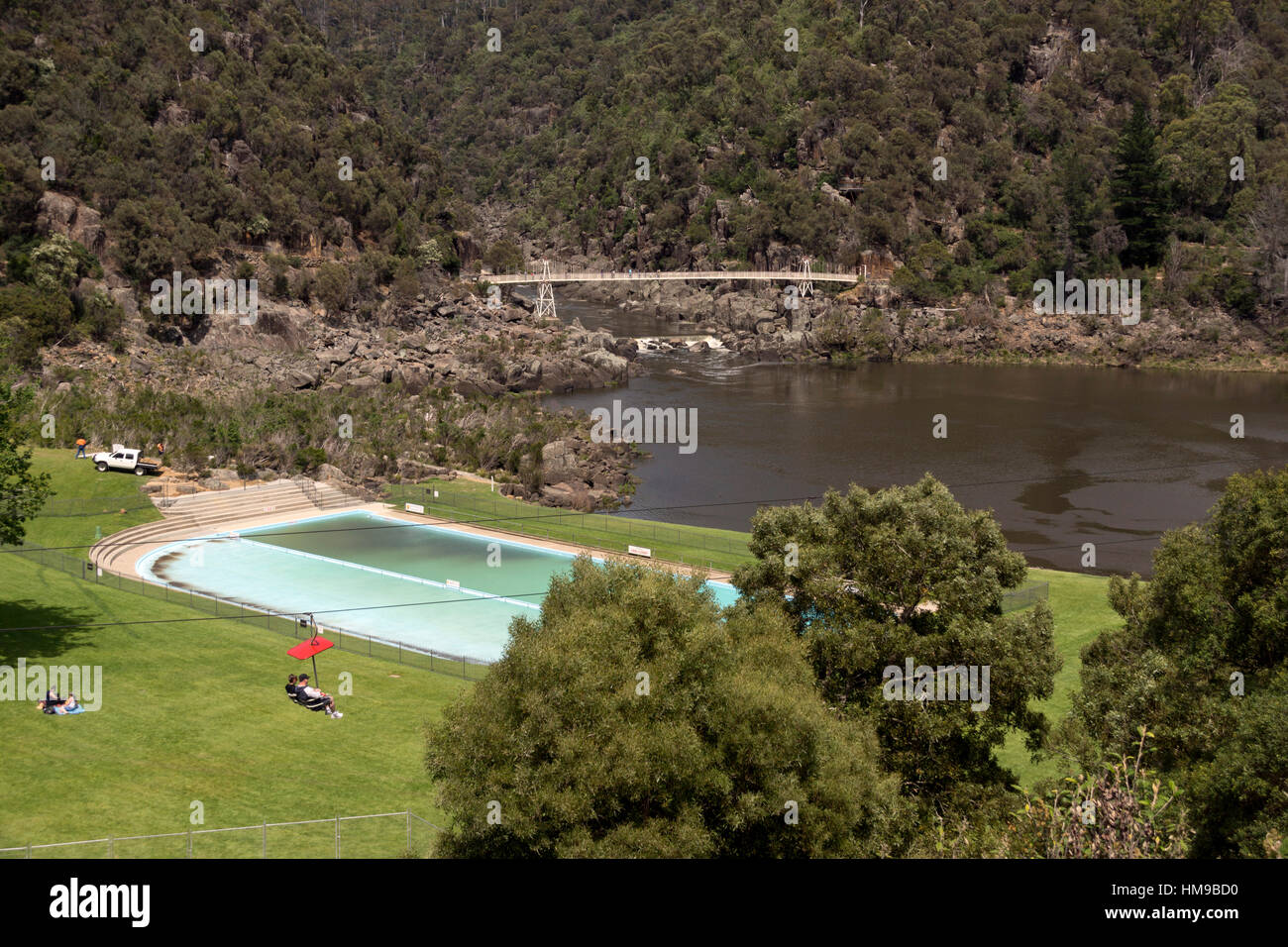 Cataract Gorge, Launceston, Tasmania Stock Photo