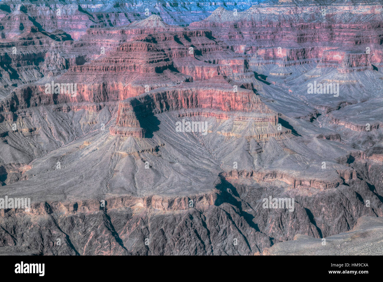 Hopi Point, South Rim, Grand Canyon National Park, UNESCO World Heritage Site, Arizona, USA Stock Photo