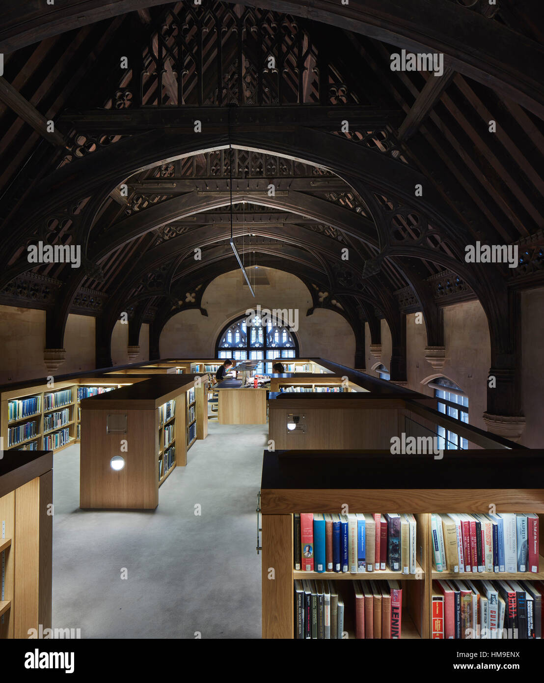 Longwall Library Oxford building floor view hi-res stock photography and images - Alamy