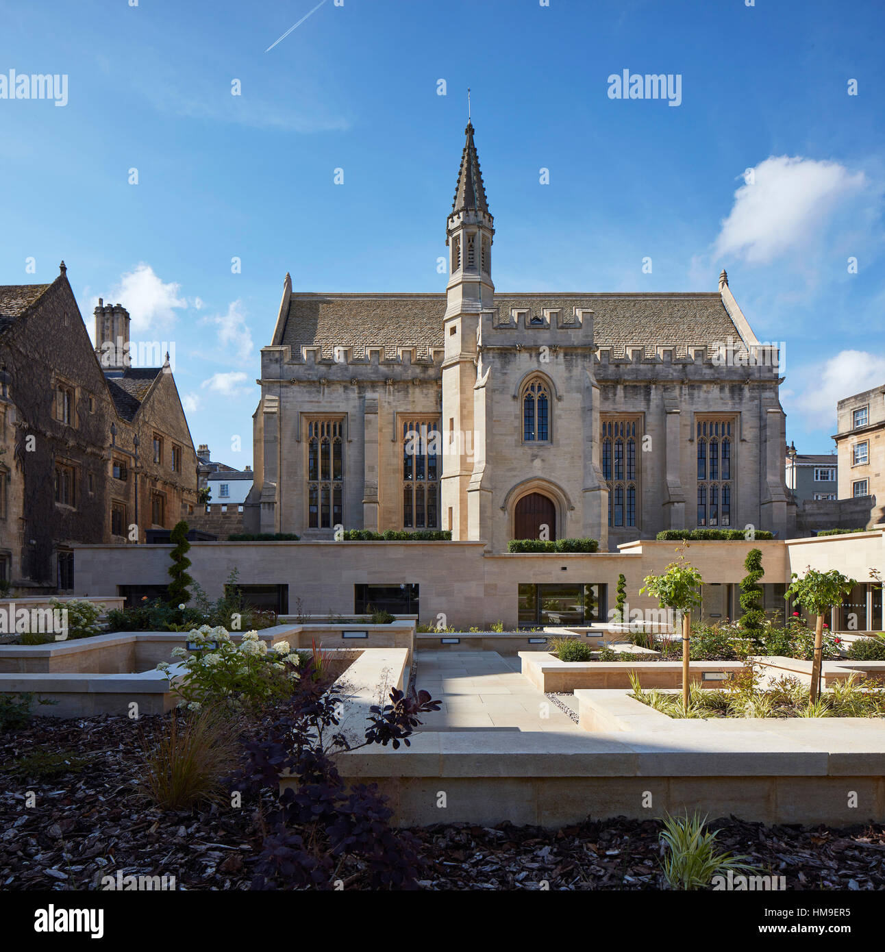 Longwall Library View across Longwall Quad with landscaped library approach and Buckler ...