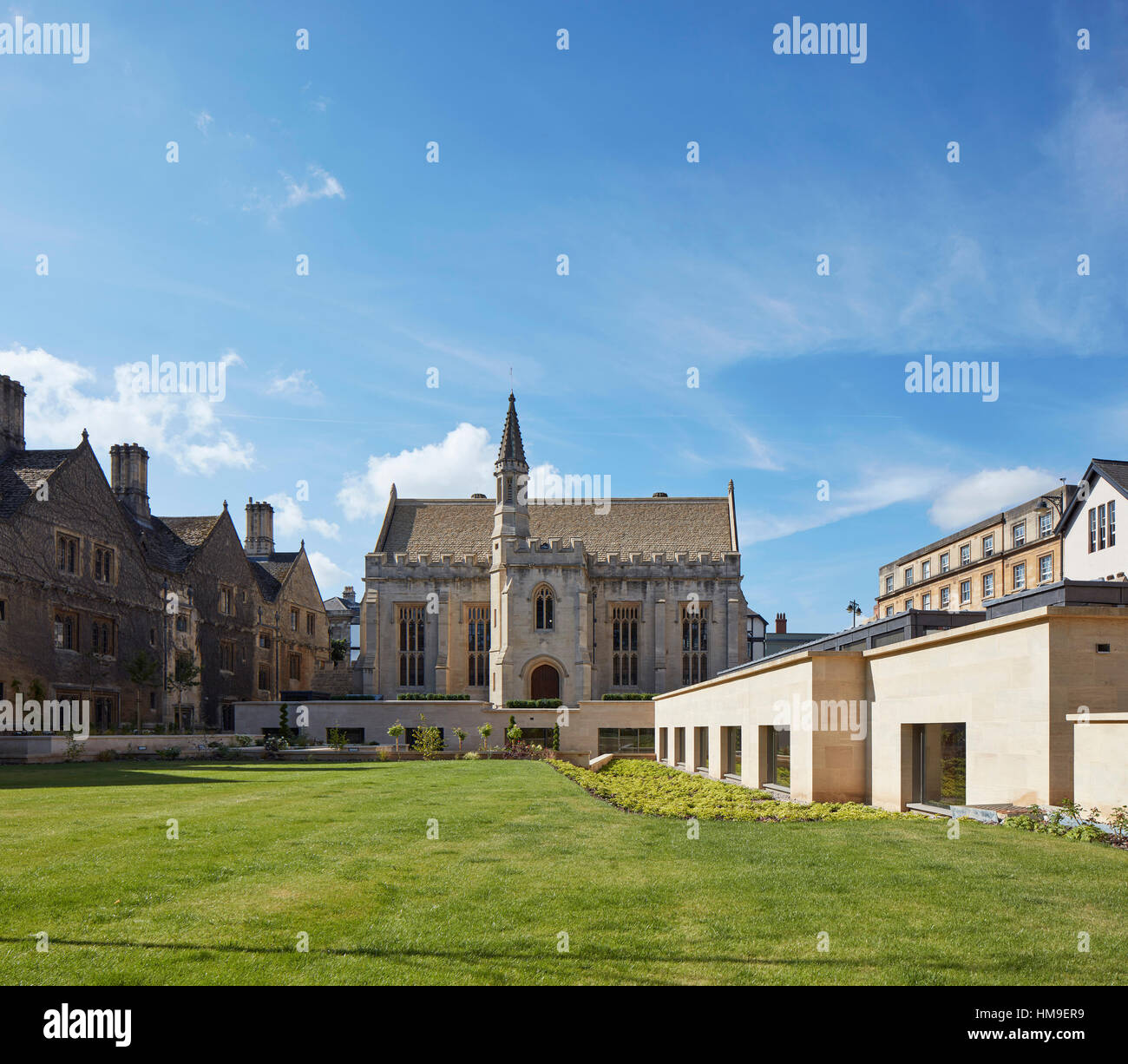 Longwall Library Sunlit view across Longwall Quad with extension and Buckler Building ...