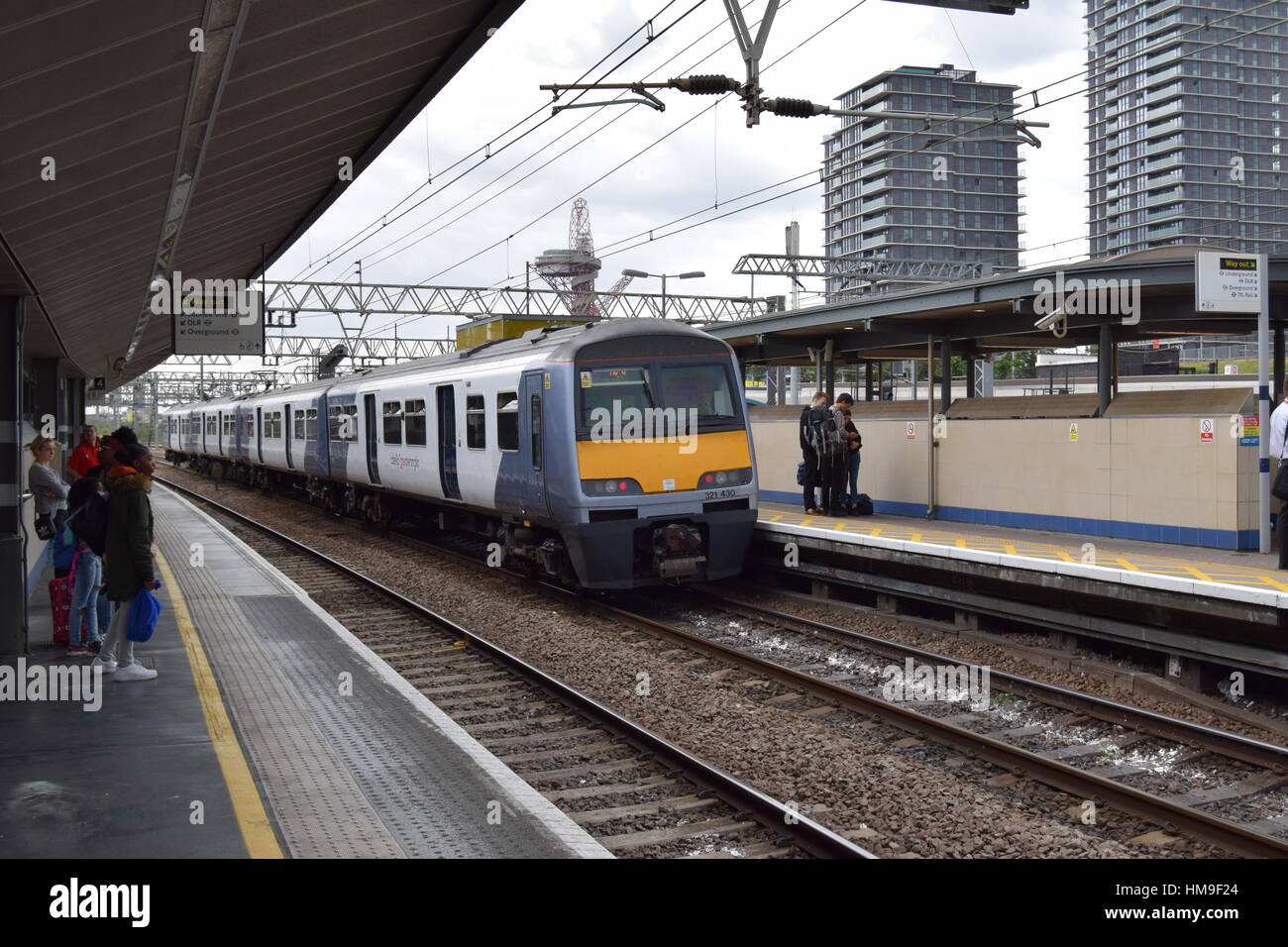 Stratford railway station, East London Stock Photo Alamy
