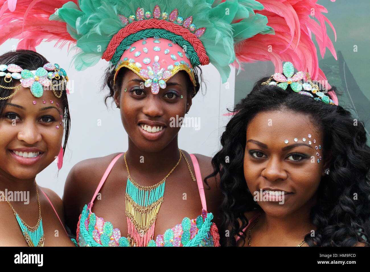 Caribana Festival Girls, Toronto Stock Photo