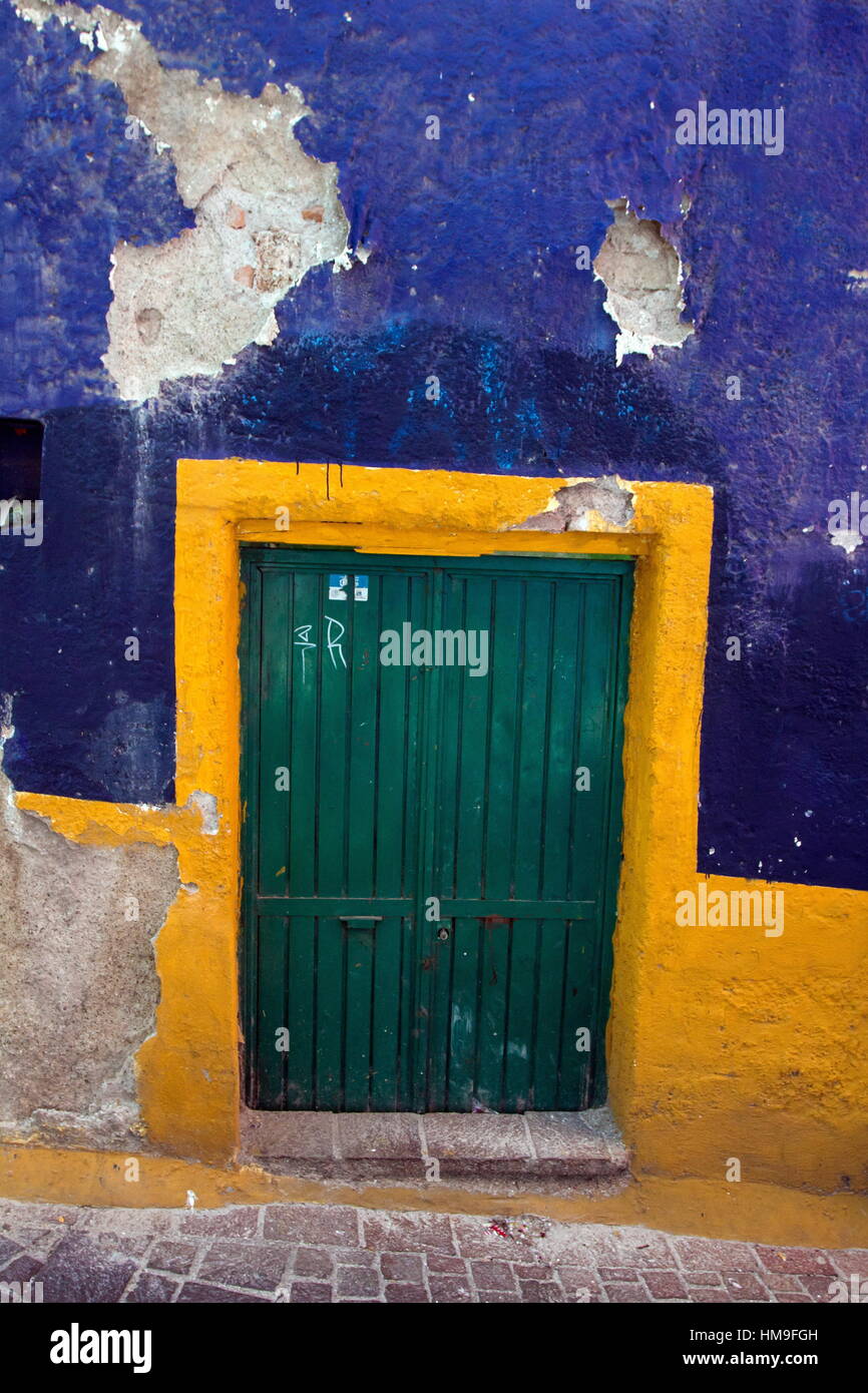 Colourful Entrance. Queretaro Stock Photo