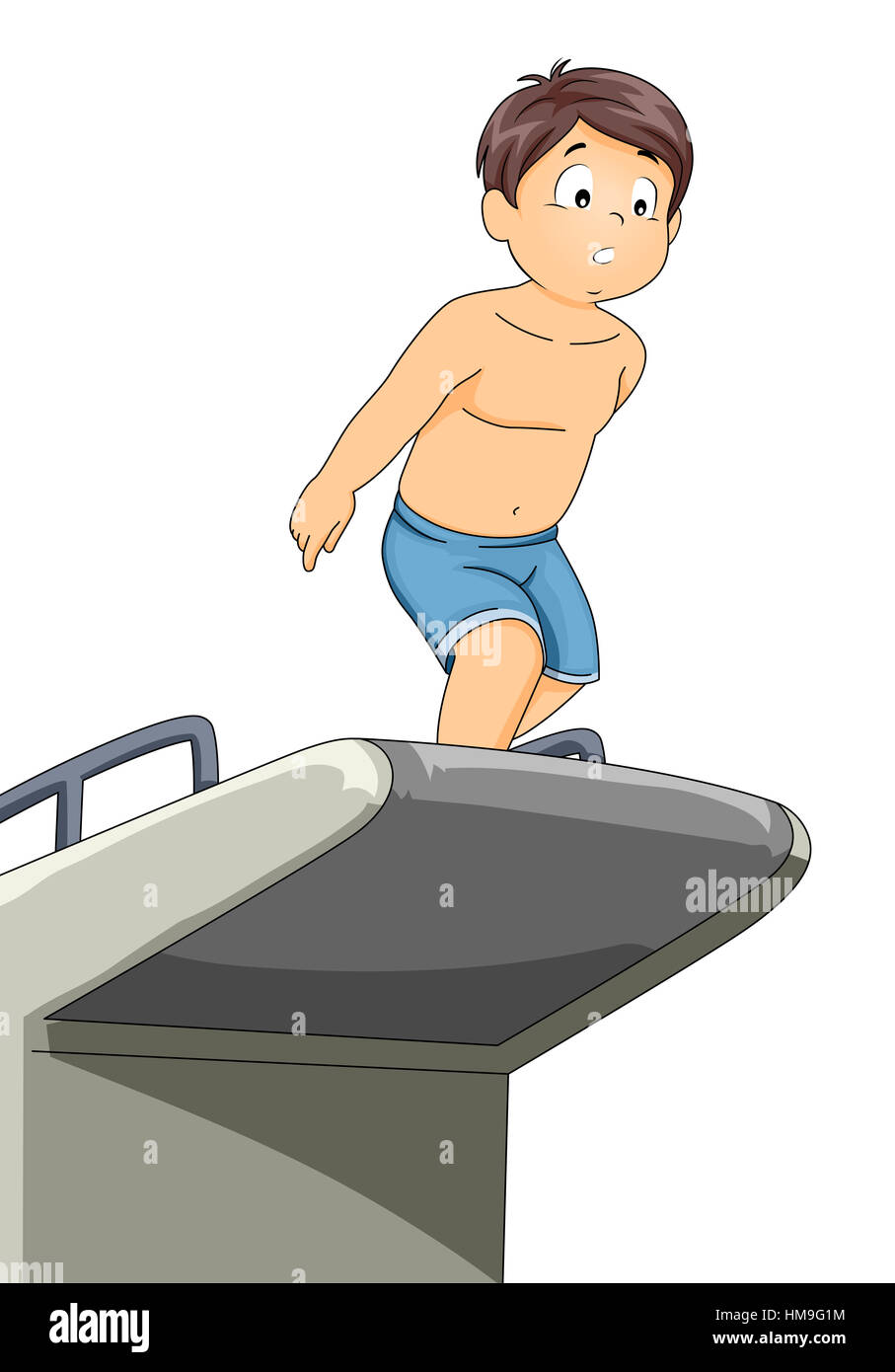 Diving board nervous hires stock photography and images Alamy