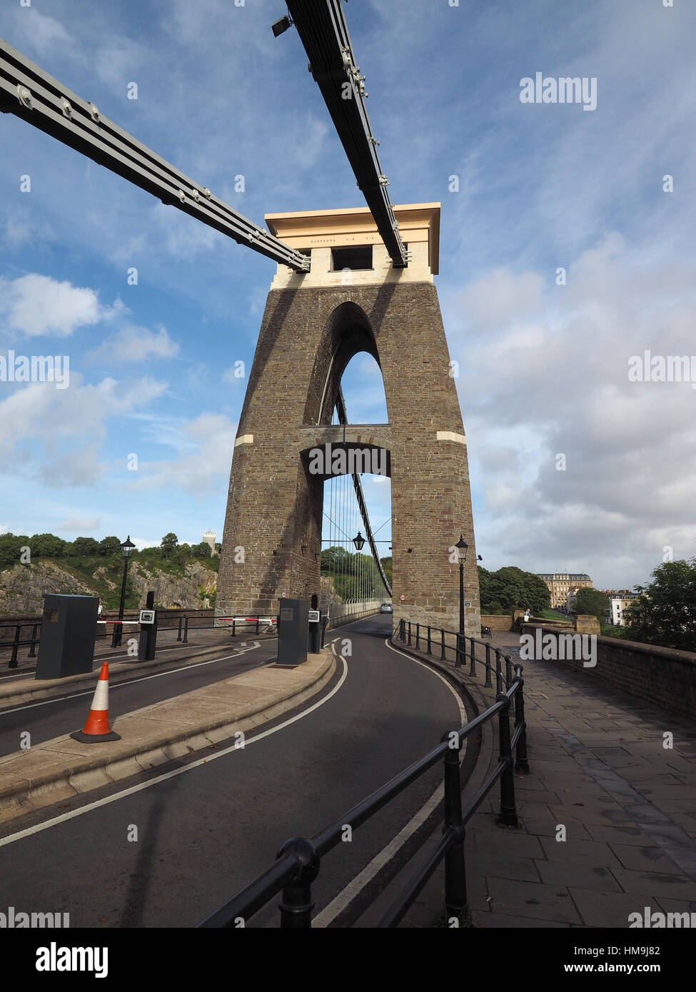 Clifton Suspension Bridge spanning the Avon and River Avon