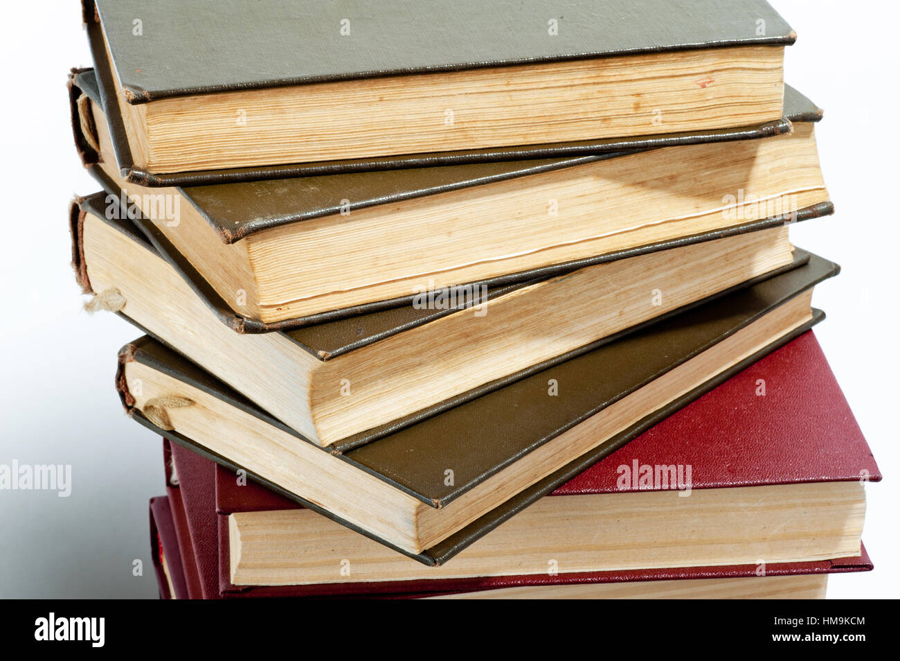 Stack stacked blank books hi-res stock photography and images - Alamy