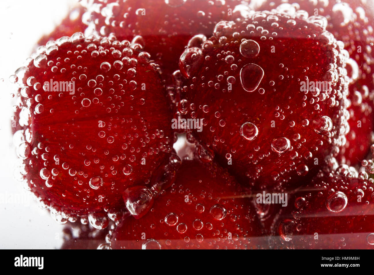 cherries in water Stock Photo Alamy