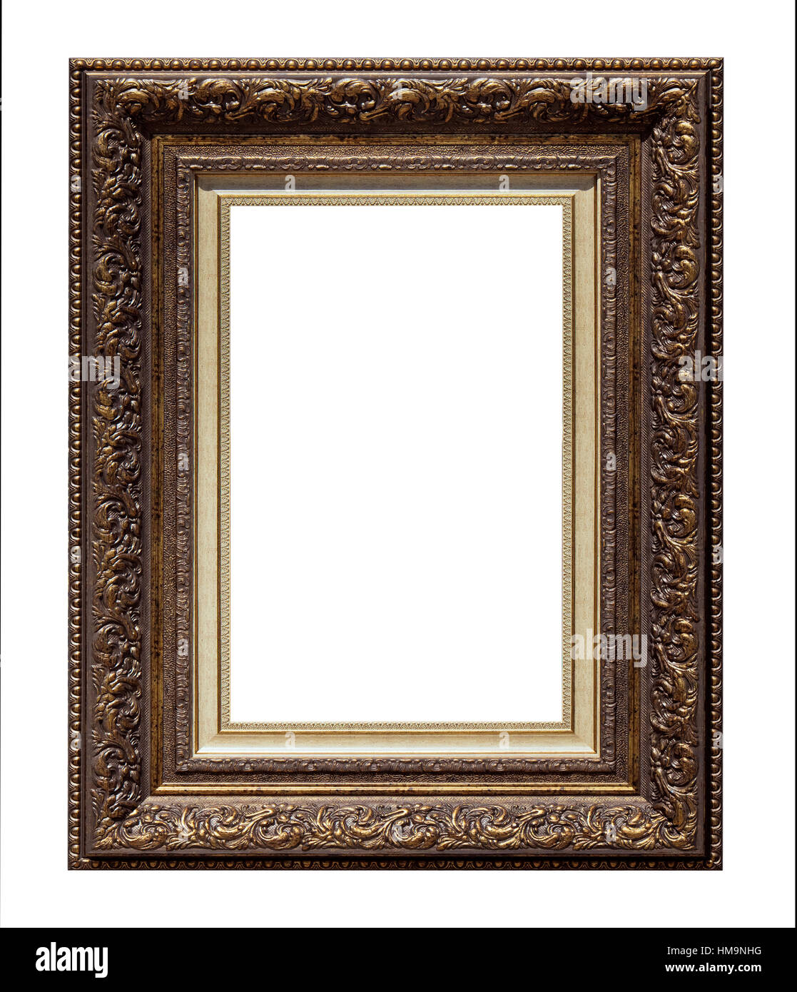 Picture antique frame isolated Stock Photo - Alamy