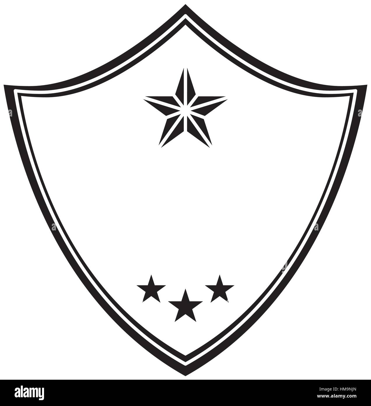 police emblem icon image vector illustration design Stock Vector