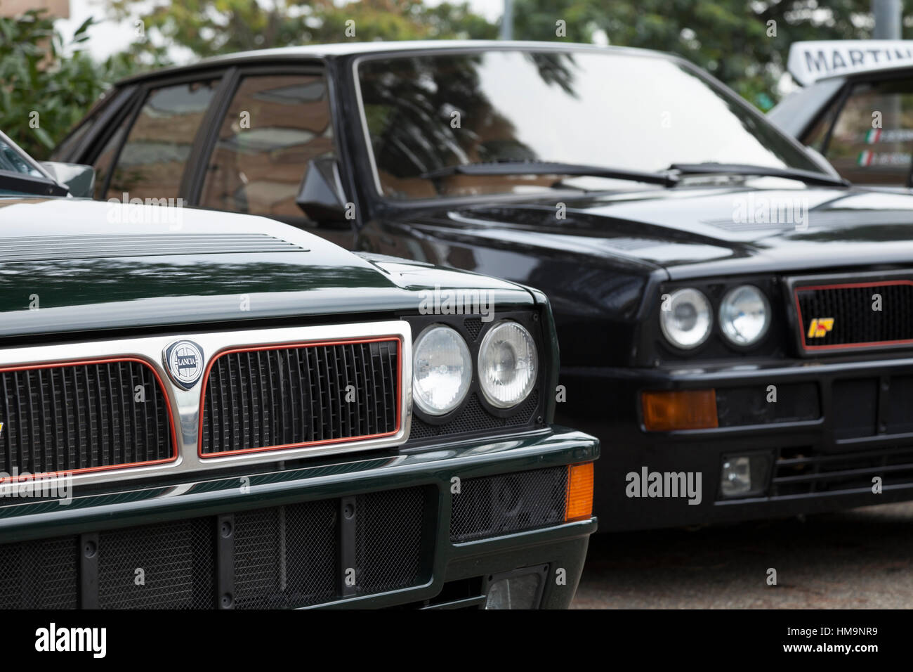 Lancia Delta HF,front details Stock Photo