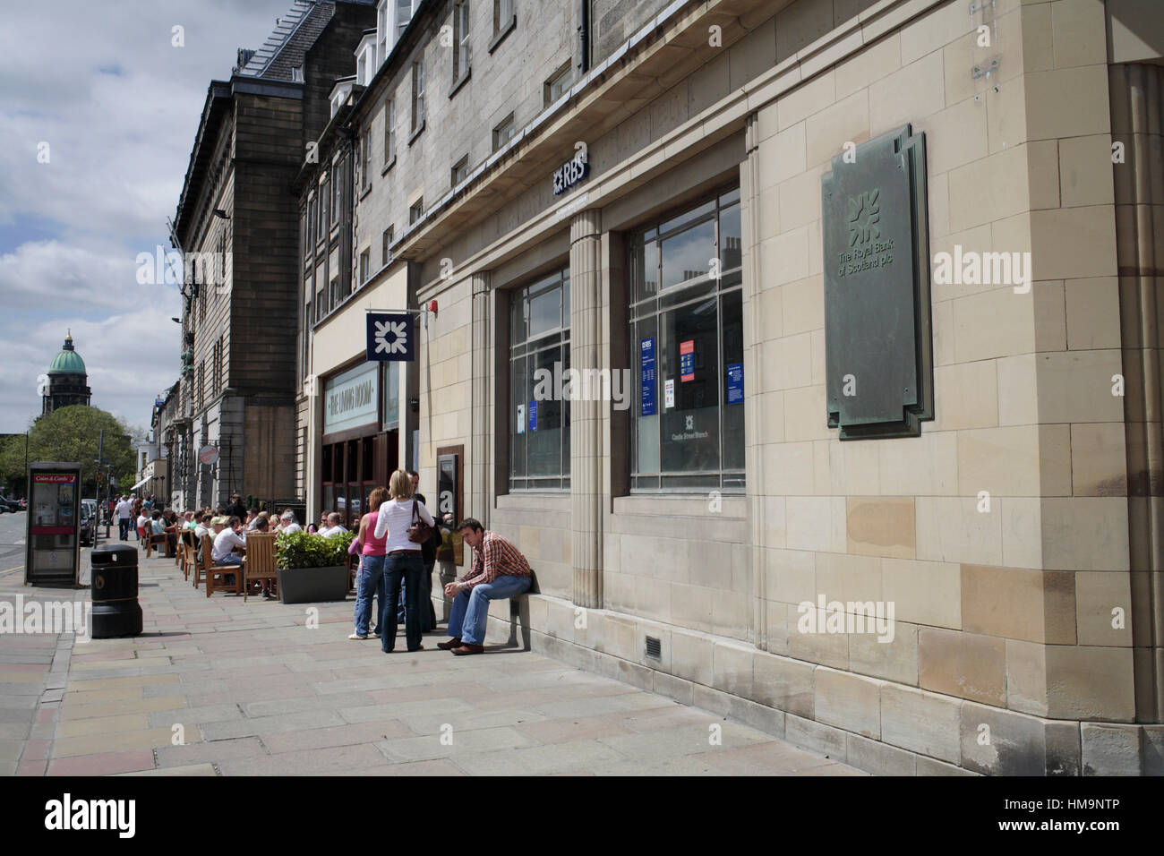 Royal Bank of Scotland branches in Edinburgh Stock Photo