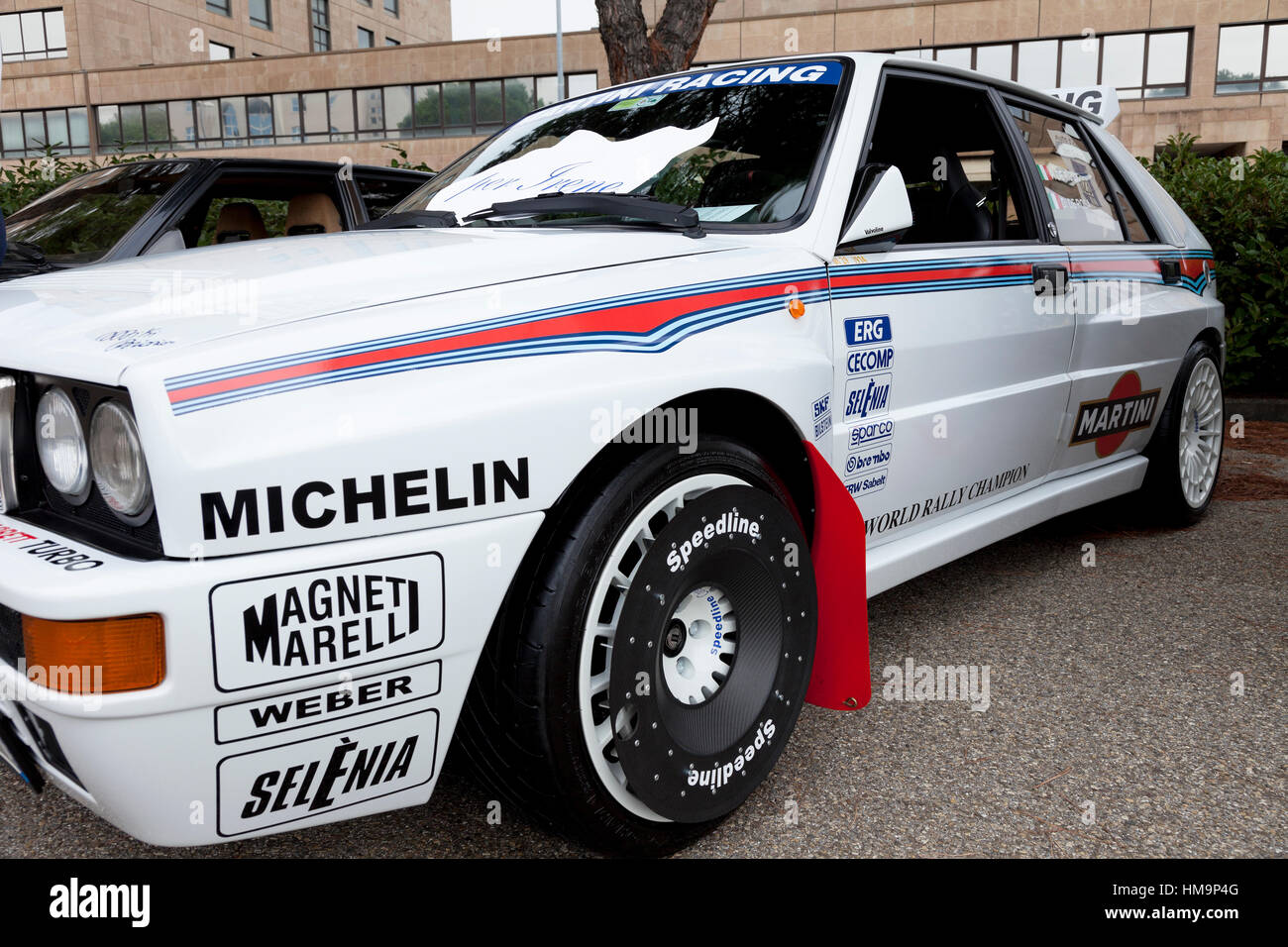 Lancia Delta Martini Racing wrc Stock Photo Alamy