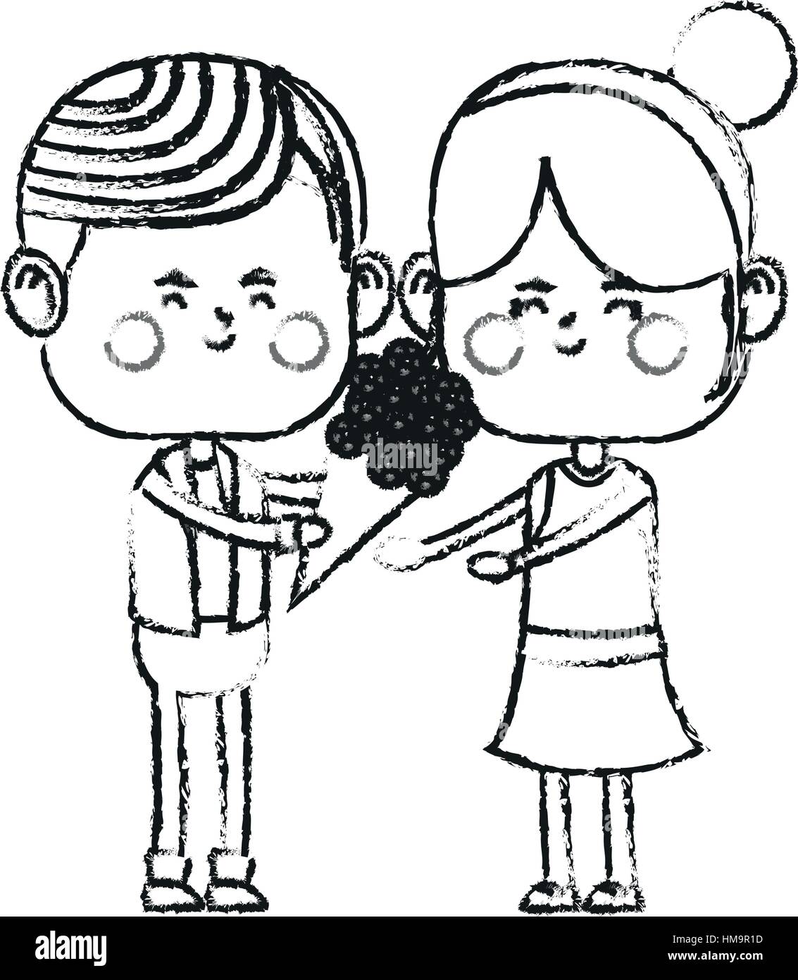 Anime Boy And Girl Cut Out Stock Images Pictures Page 2 Alamy