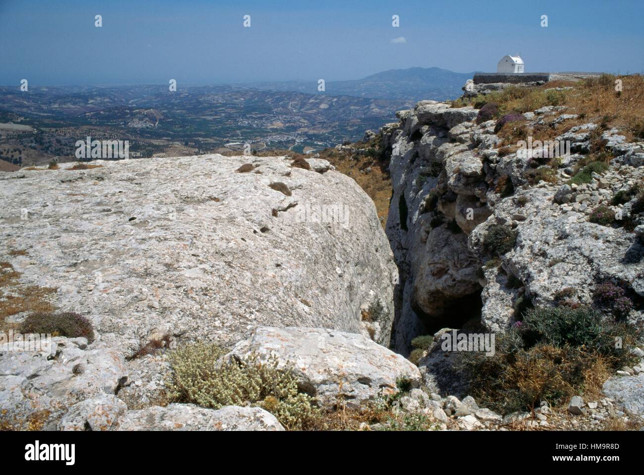 Ancient Rhizenia archaeological site, Prinias Plateau, Crete, Greece