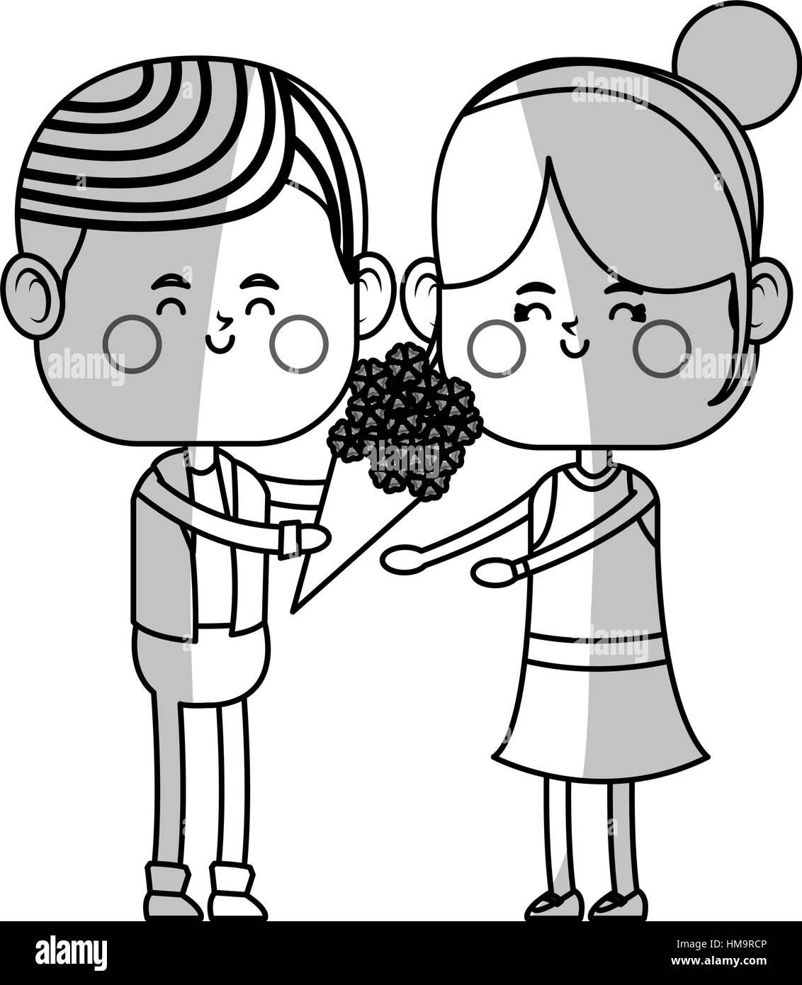 Anime boy and girl Cut Out Stock Images \u0026 Pictures - Page 2 - Alamy, image size:1132x1390