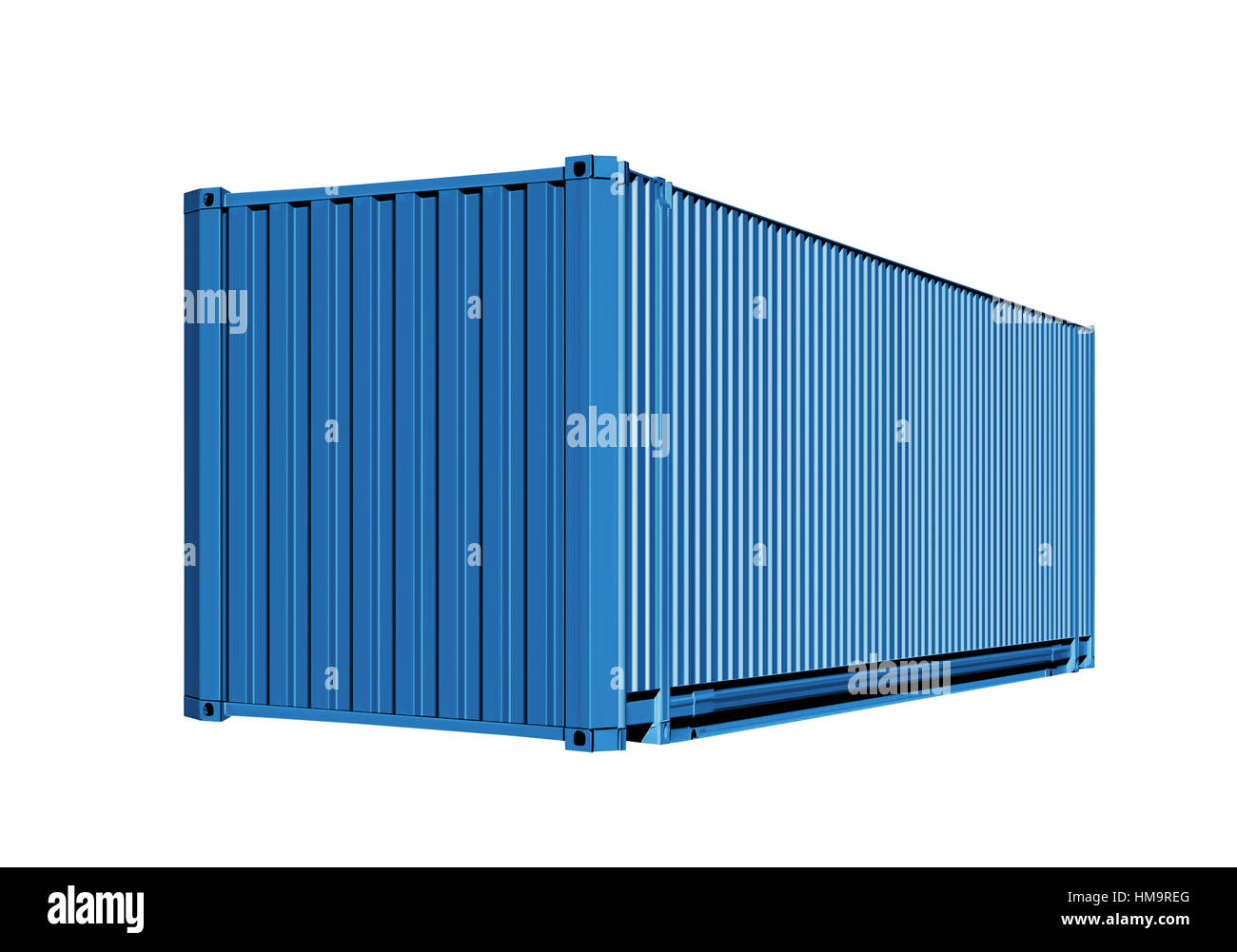 container for cargo transportation isolated on white background with ...