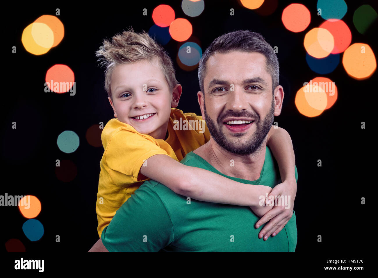 Father hugging son isolated hi-res stock photography and images - Alamy