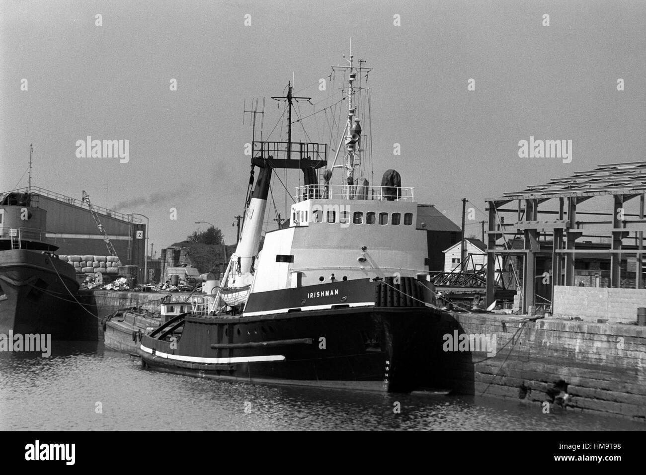 Third hull trawler Black and White Stock Photos & Images - Alamy